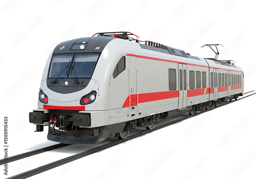 Naklejka premium Modern Electric Train Image