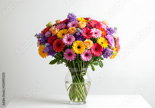 Wallpaper Mural Vibrant Gerbera Daisy Bouquet Torontodigital.ca