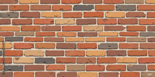 Rustic Brick Wall Texture: Warm Tones and Earthy Charm