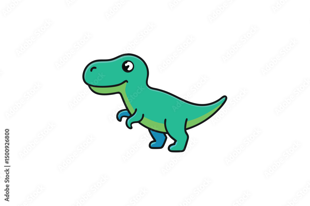 Fototapeta premium tyrannosaurus vector icon