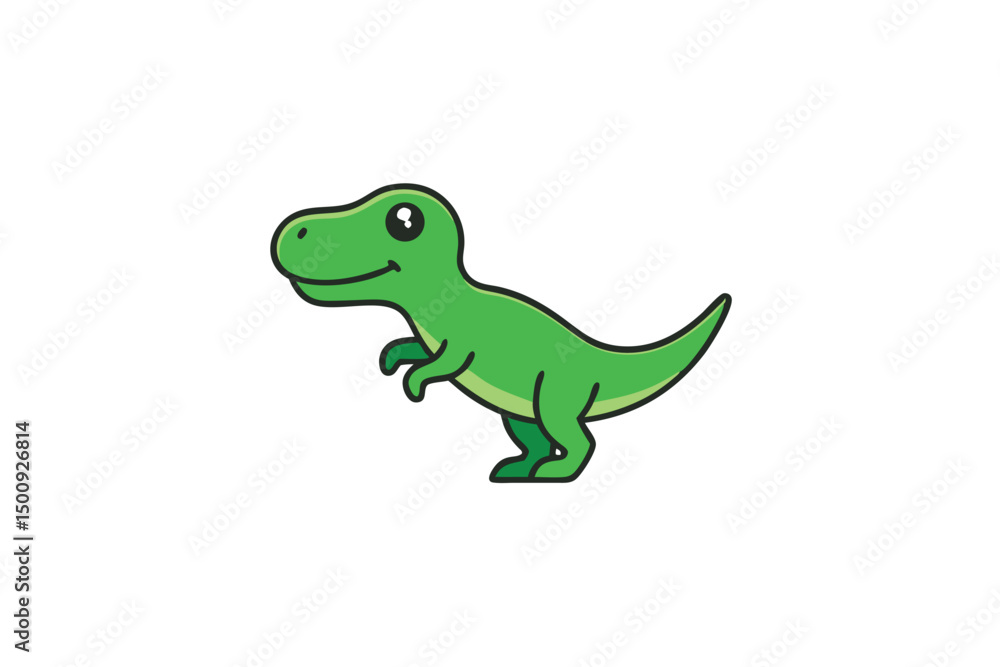 Obraz premium tyrannosaurus vector icon