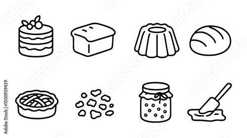 Delicious baked goods and preserves - perfect for recipes and dessert inspiration