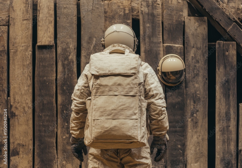 In Petersburg the Russian Museum has an exhibit on space that includes a spacesuit of a saint astronaut In Petersburg the Russian Museum has an exhibit on space that includes a spacesuit of a saint astronaut