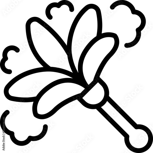 Feather duster icon