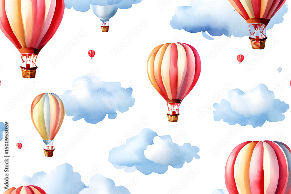 Obraz premium hot air balloons in sky