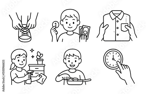 Everyday chores and routines for kids - learning responsibility and life skills