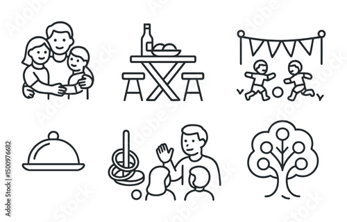 Family activities and outdoor fun for celebrations and gatherings