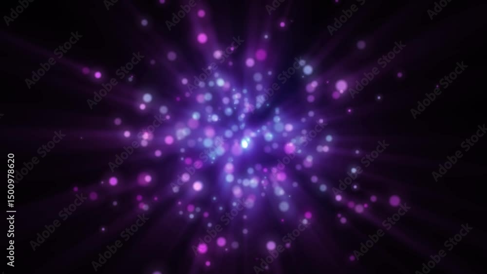 Abstract Fantasy Background Shiny Particles Dust Rays And Energy Flow Loop Abstract Fantasy Background Shiny Particles Dust Rays And Energy Flow Loop
