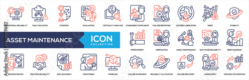 Asset Maintenance Icon Collection