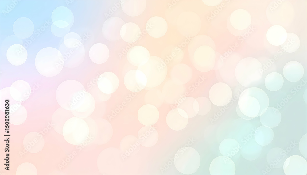 Pastel Bokeh Lights Abstract Background Pastel Bokeh Lights Abstract Background