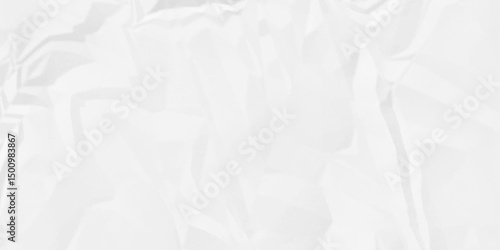 Crumpled paper Blank white crumpled and creased paper poster.	wrinkle paper background Use for your any contents design.