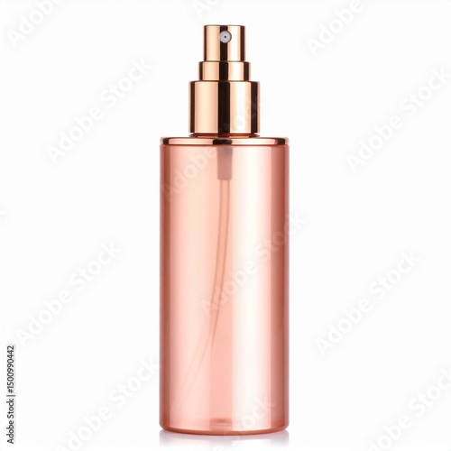 Hair Fragrance Mist Packaging in Rose Gold with Frosted Glass for Ethereal Luxurious Hair Scent