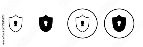 Security icon vector. protection sign and symbol. privacy. vpn