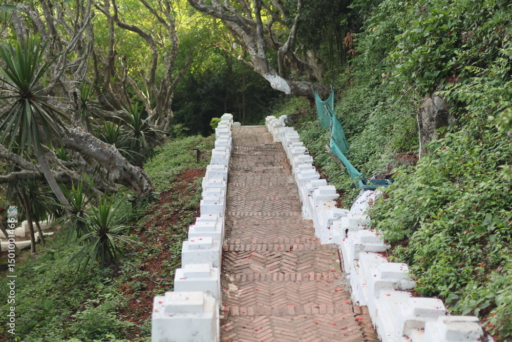 Phousi Mountain Steps in Luang Prabang