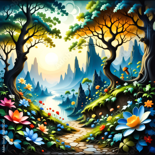 Fantasy forest