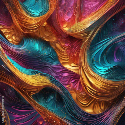 Granular Synthesis in Motion: Cinematic Movie Poster Art