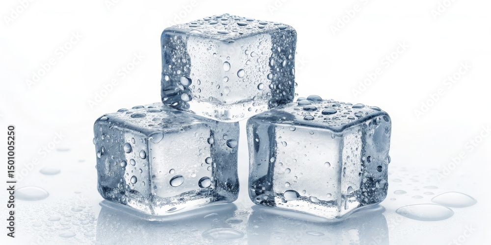 Three Wet Ice Cubes, Cool, Refreshing Image, Ice Cubes Photography, ice cube, water droplets Three Wet Ice Cubes, Cool, Refreshing Image, Ice Cubes Photography, ice cube, water droplets