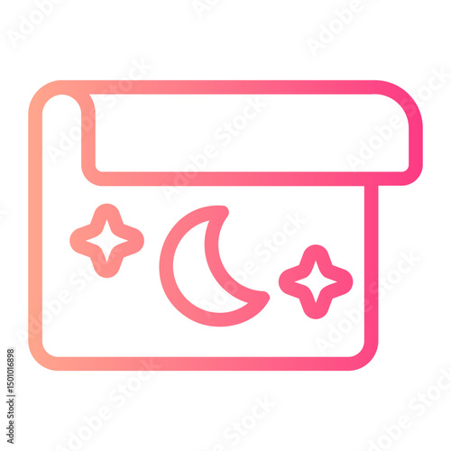 blanket gradient icon