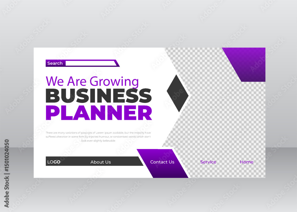 Website Header Design for corporate business agency Website Header Design for corporate business agency