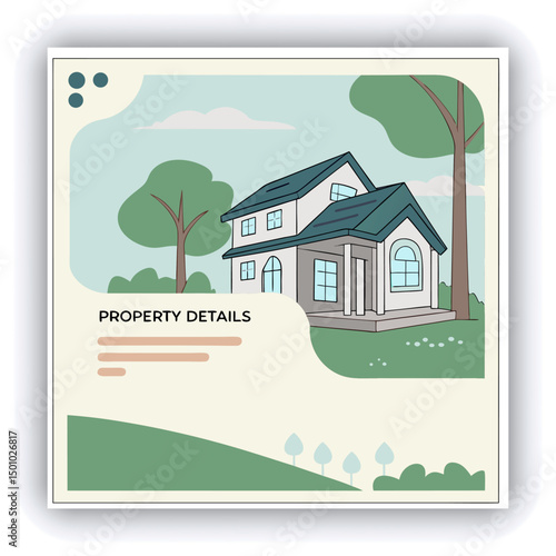 Engage your audience with our stunning real estate house social media post or square template, designed to captivate and attract potential buyers with its eye catching visuals and compelling content