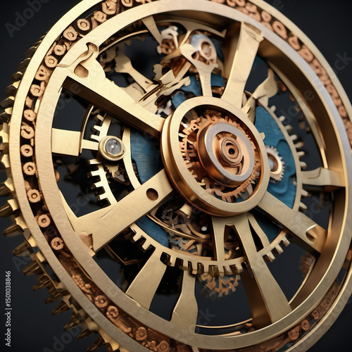Photorealistic Clockwork Mechanism in VR Photography: Generate Stunningly Realistic Images