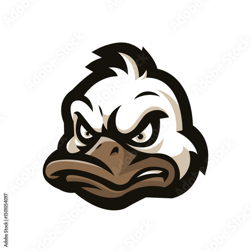 Angry Duck logo for sport or esport team.