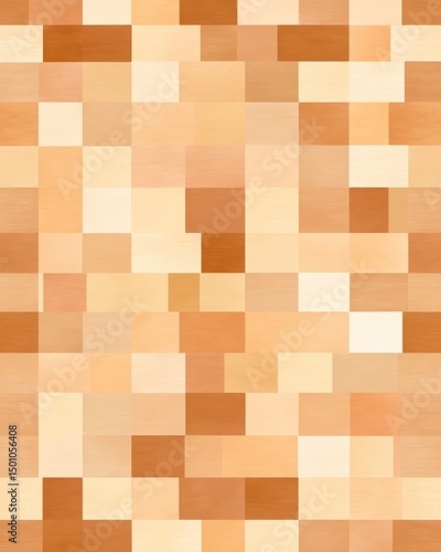 Wallpaper Mural Textura de mosaico abstracto en tonos tierra Torontodigital.ca