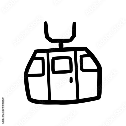 Cable car icon