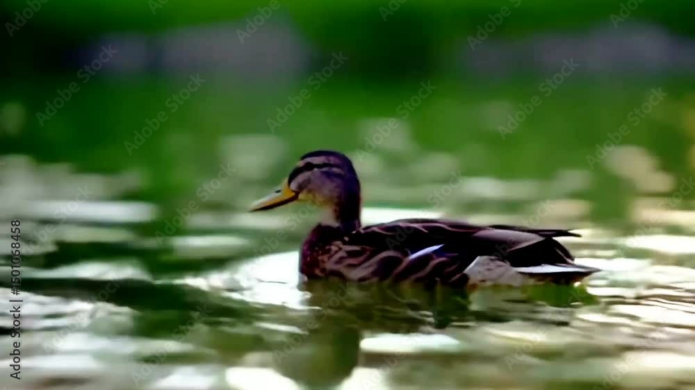 duck in the water duck in the water