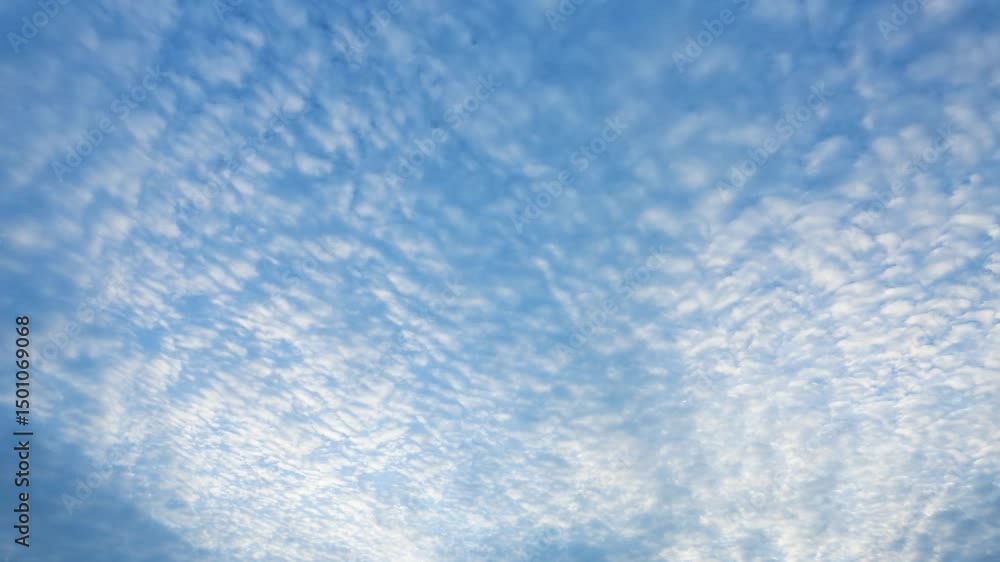 Tile clouds form over time in beautiful sky timelapse Tile clouds form over time in beautiful sky timelapse