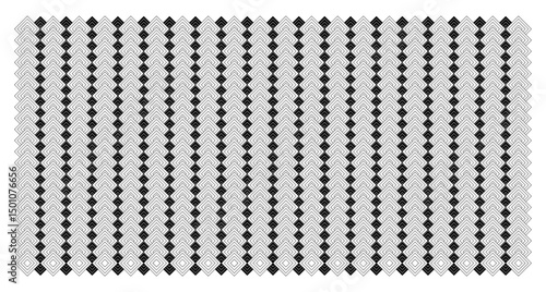 Abstract black and white pattern design, seamless pattern design