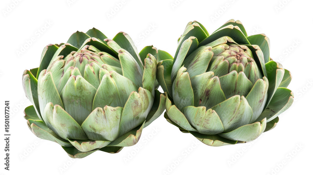 Fototapeta premium Pair of Artichokes