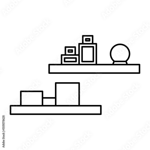 Design and Home Decoration. Simple flat vector icon.