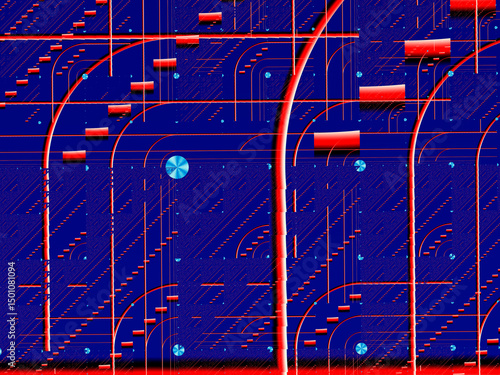 Abstract background, mosaic. Decorative web layout or poster, banner