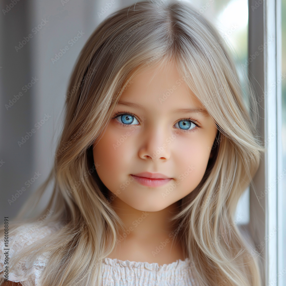 portrait of a little girl portrait of a little girl