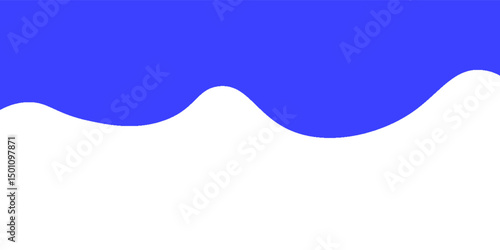 Separator, header, modern wave divider shape vector illustration.eps10
