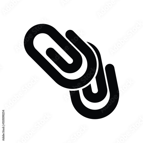 Paper Clips Vector icon