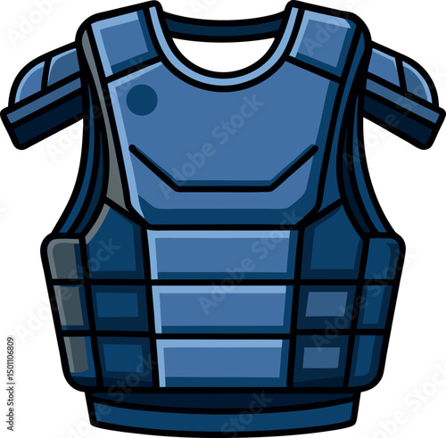 Tactical Body Armor Vest - Bulletproof Military Protective Gear - Police Safety Equipment - Combat Defense Armor - Security SWAT Vest - Personal Protection Gear for Law Enforcement and Security Forces