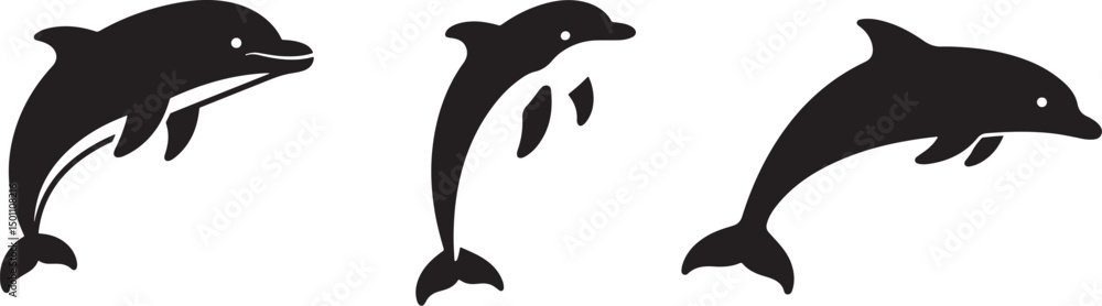 Obraz premium Dolphin icon