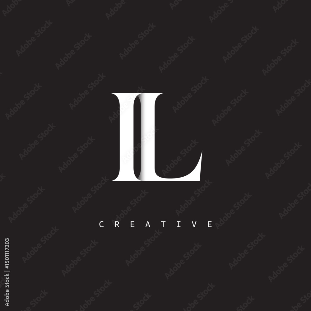 IL Monogram Logo – Minimal Elegant Letter mark for Luxury, Fashion & Creative Brands IL Monogram Logo – Minimal Elegant Letter mark for Luxury, Fashion & Creative Brands