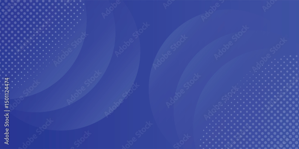 Obraz premium Abstract blue color background. Blue circle background. Vector Illustration