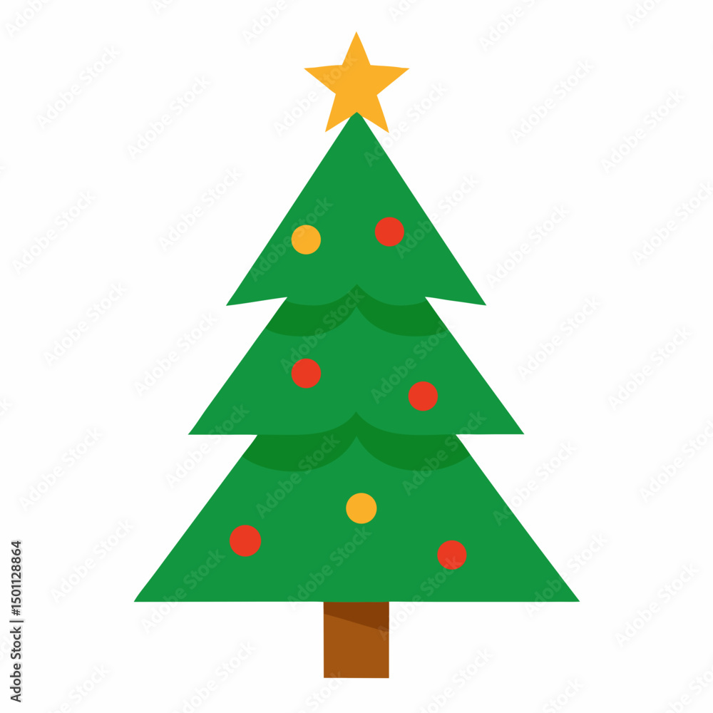 christmas tree vector illustration christmas tree vector illustration