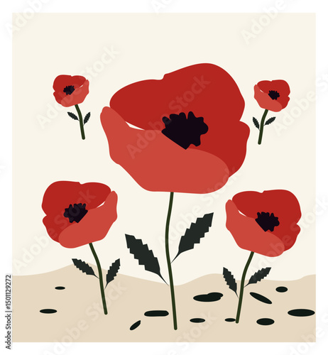 ANZAC Day Remembrance Vector Set -01