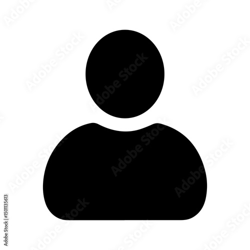 User icon. profile, avatar, Person Profile, User silhouette isolated on transparent background, icon for app or web site, user PNG