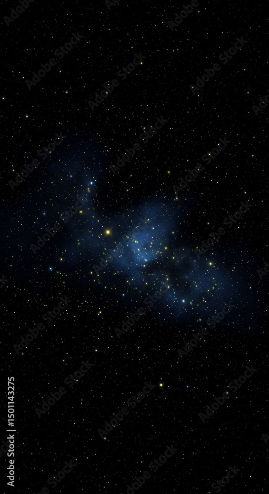 Fototapeta premium Photo Of Celestial Starry Night Sky Galaxy And Nebula Background