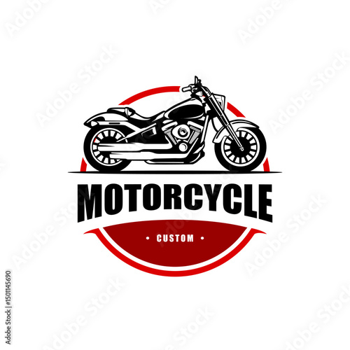 custom motorcycle logo template