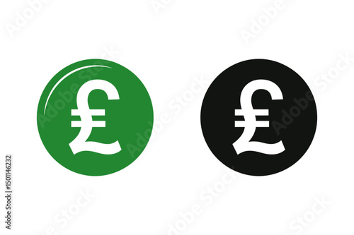 Pound sterling currency symbol british money icon