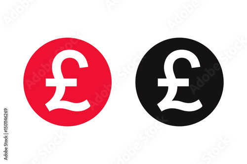 Pound sterling symbol currency finance icon graphic