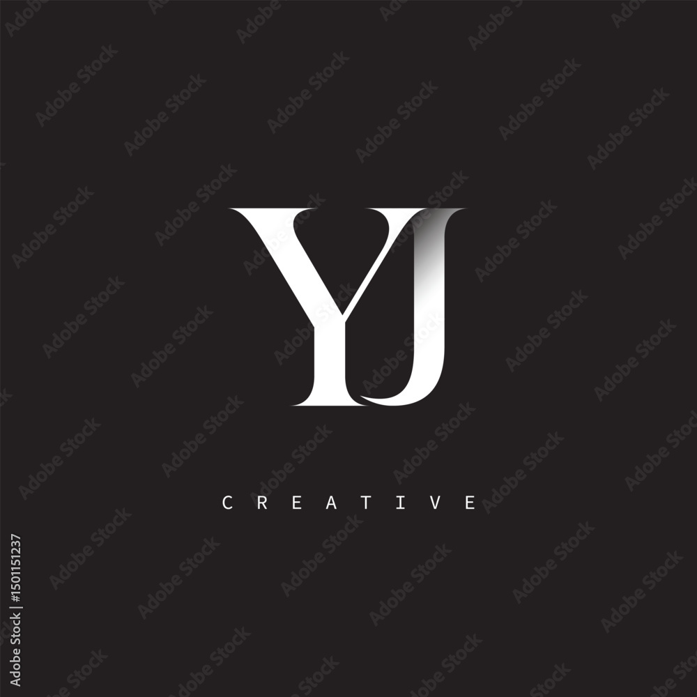 YJ Monogram Logo – Minimal Elegant Letter mark for Luxury, Fashion & Creative Brands YJ Monogram Logo – Minimal Elegant Letter mark for Luxury, Fashion & Creative Brands