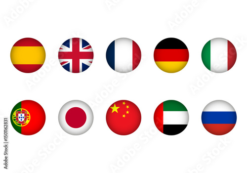 Pins de los idiomas mas hablados del mundo. Pins de banderas